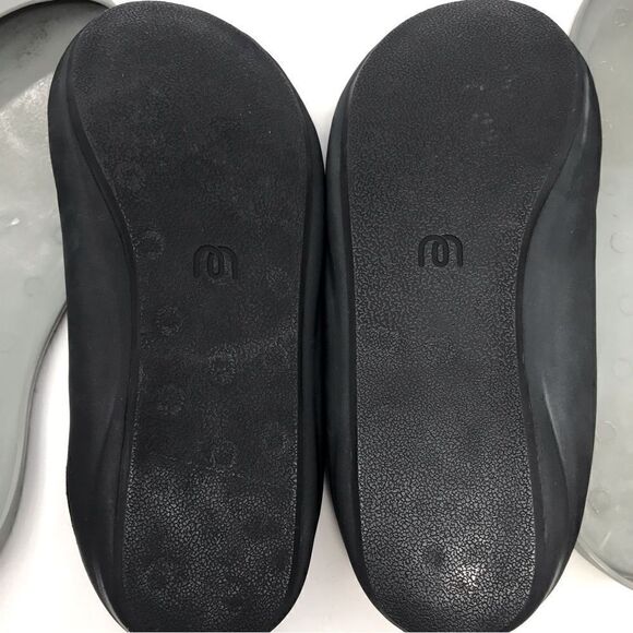 Mahabis LUXE Black Leather Wool Interior Convertible Shoes - Picture 12 of 16